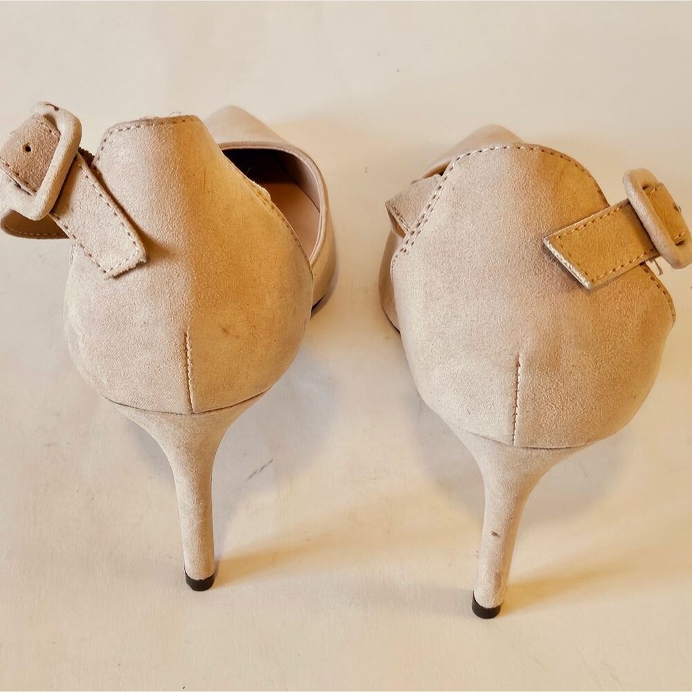 Call It Spring Tan Nude Heeled Sandals Dress Shoes 9 - Picture 8 of 11